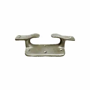 Chrome Plated Brass Bow Chock - White