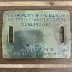 Vintage Cleveland/Buffalo Steamship Brass Luggage Tags