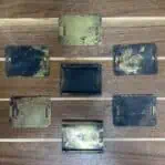 back of brass tags