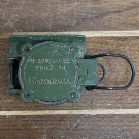 U.S. Military CAMMENGA Field Compass 05 back of compass with Cammenga