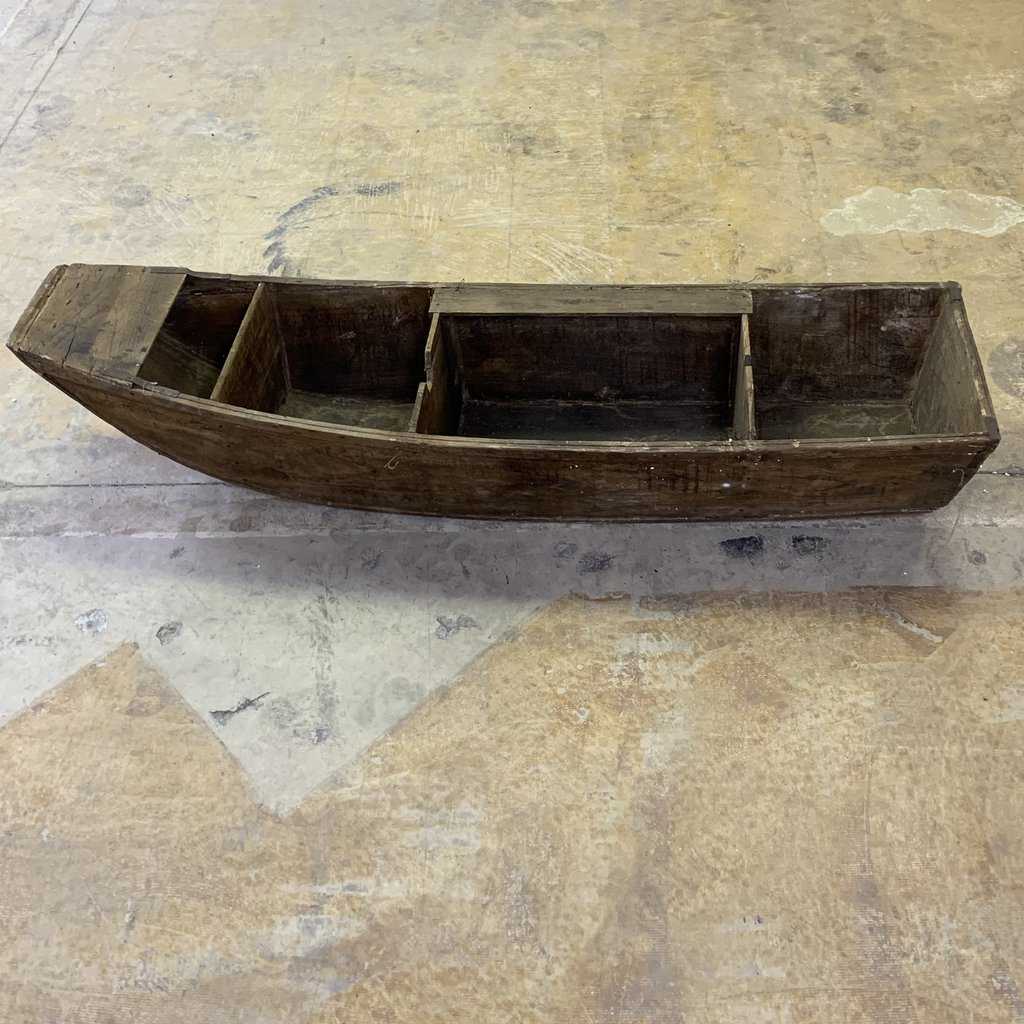 Vintage Fishing And Rice Paddy Boat - Nautical Items