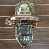 Nautical Brass Wall Sconce Bulkhead Light (Brass, Copper, or No Cover) 04