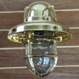 Nautical Brass Wall Sconce Bulkhead Light (Brass, Copper, or No Cover) 05