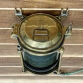 Small Fresnel Wall Mount Nautical Light-top