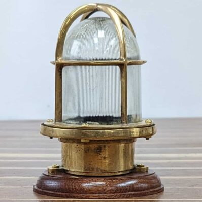 Vintage Brass Passageway Desk Light 001