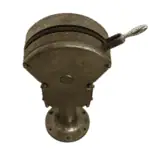 Antique Brass Engine Order Telegraph - white