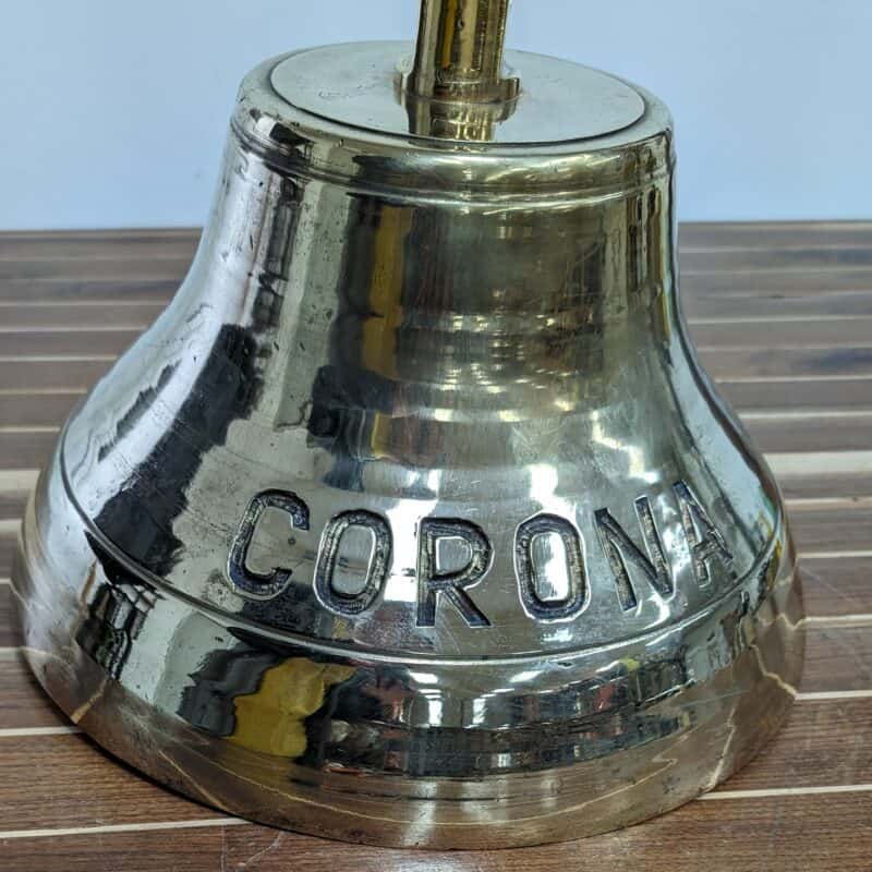Rare Brass Ship's Bell 'Corona'