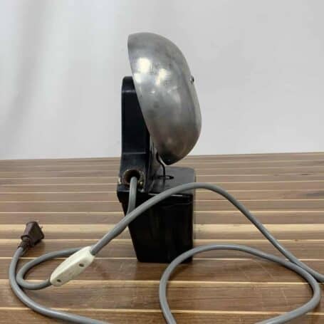 Vintage Electric Fire Alarm With Switch 01 side view