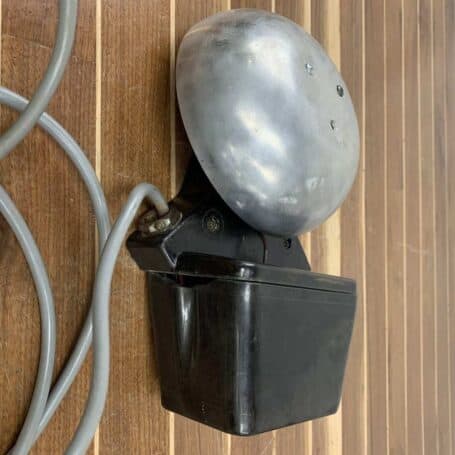Vintage Electric Fire Alarm With Switch 02 wall mounted