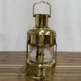 Vintage Nippon Sento White Light Brass Oil Lantern