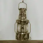 Vintage Koito Solid Brass Oil Lantern-hanging