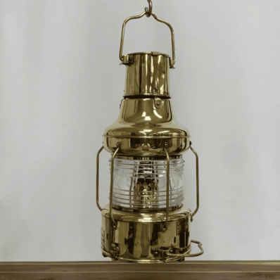 Vintage Koito Solid Brass Oil Lantern-hanging
