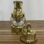 Vintage Koito Solid Brass Oil Lantern-two parts