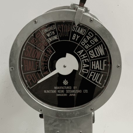 Salvaged Nunotani KEIKI SEISAKUSHO LTD. Electric Engine Telegraph 07 Salvaged Nunotani KEIKI SEISAKUSHO LTD. Electric Engine Telegraph