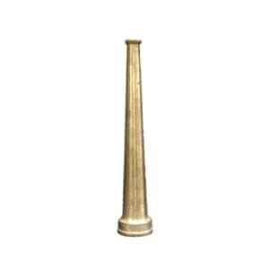 Main photo of the vintage brass fire nozzle