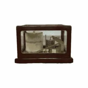 white - Vintage Deutscher Wetterdienst Barograph