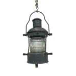 1. vintage oil lantern hanging with galvanized steel body and Fresnel lens