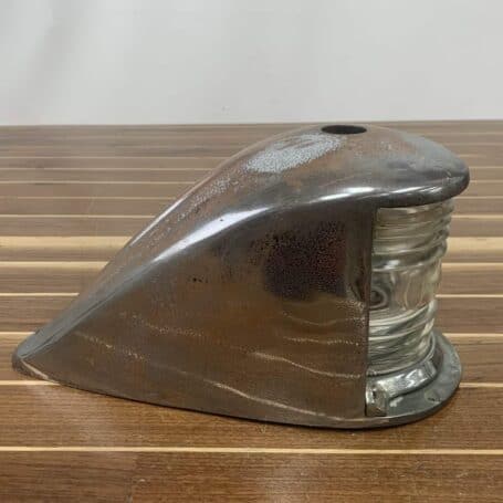 Vintage Chrome Plated Brass Bow Light 03 Side view of the Vintage Chrome Bow Light highlighting its classic design
