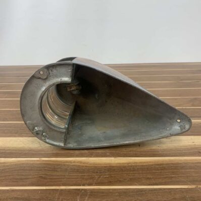 Vintage Chrome Plated Brass Bow Light-bottom