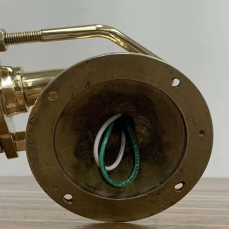 Large Brass Convoy Sconce Light 06 wiring