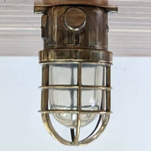 Brass Wiska Bulkhead Ceiling Light 01