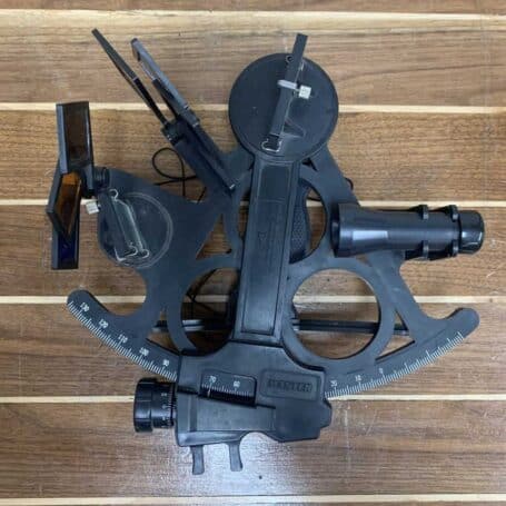Vintage Davis Instruments Sextant 06 straight down view