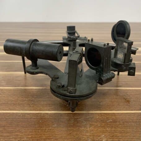 Vintage Brass W. Gerrard Marine Sextant 03 back view