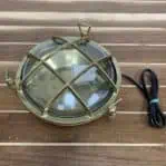 Brass Four Bar Ceiling Light