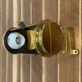 Vintage Brass Cylinder Wall Light