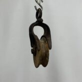 Vintage Myers Cast Iron Swivel Wood Pulley