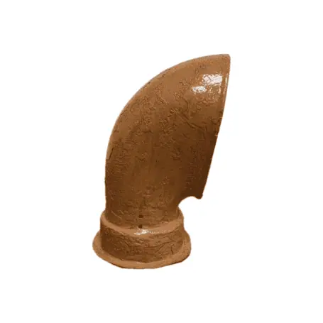 Orange Painted Fiberglass Cowl Vent - White
