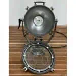 Salvaged Aluminum Floodlight with Stand 3-24
