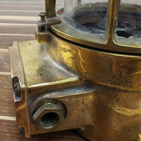 Vintage Brass Bulkhead Ceiling Light 05 Vintage Brass Bulkhead Ceiling Light 05