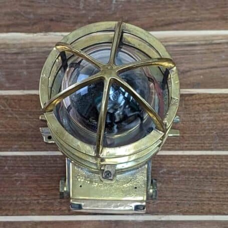 Vintage Brass Bulkhead Ceiling Light 06 vintage brass ceiling light