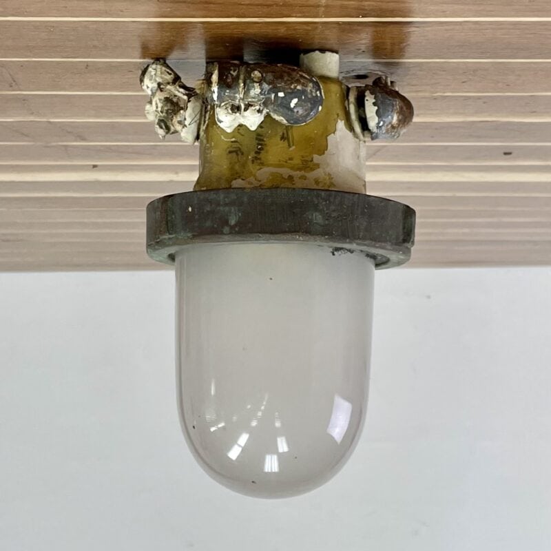 main: Vintage Unpolished Brass Ceiling Light