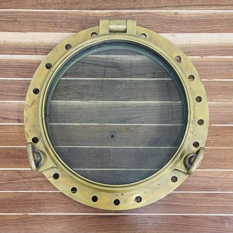 Authentic 21.75-inch Brass Porthole