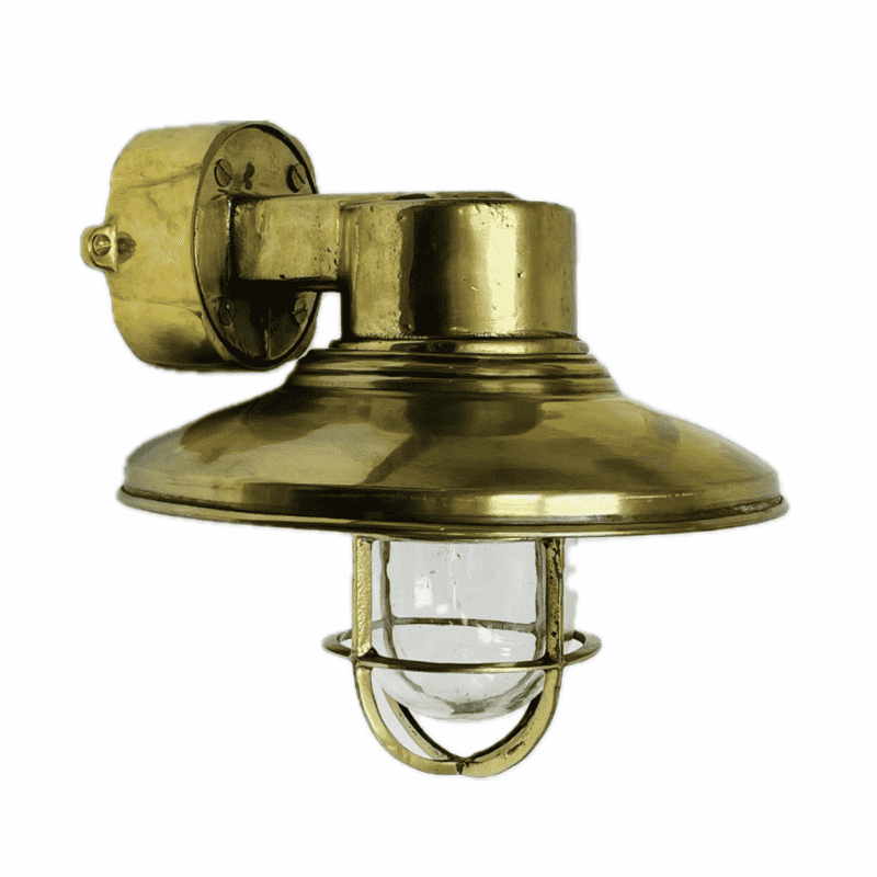 Authentic Brass Covered Bulkhead Light