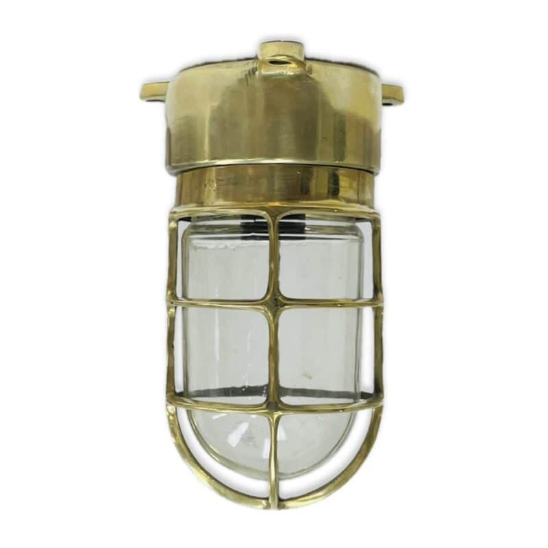transparent: Brass Engine Room Ceiling Light