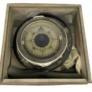 Cassens & Plath Magnetic Compass White Background