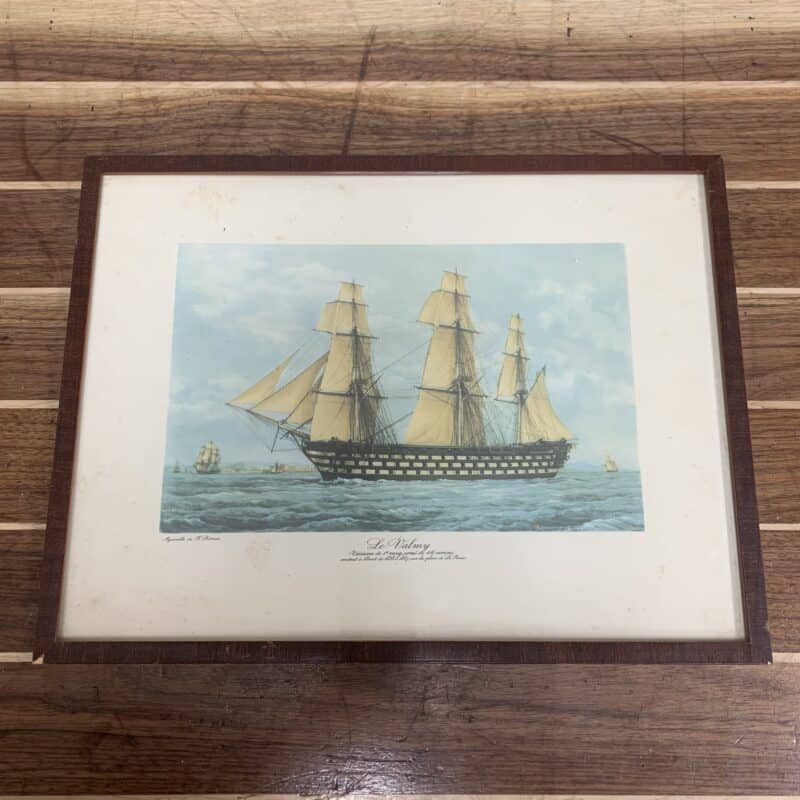 French Ship Valmy Painting