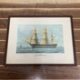French Ship Valmy Painting