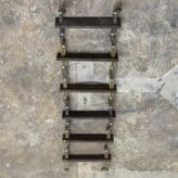 Nautical 6 Steps Pilot Rope Ladder-on wall