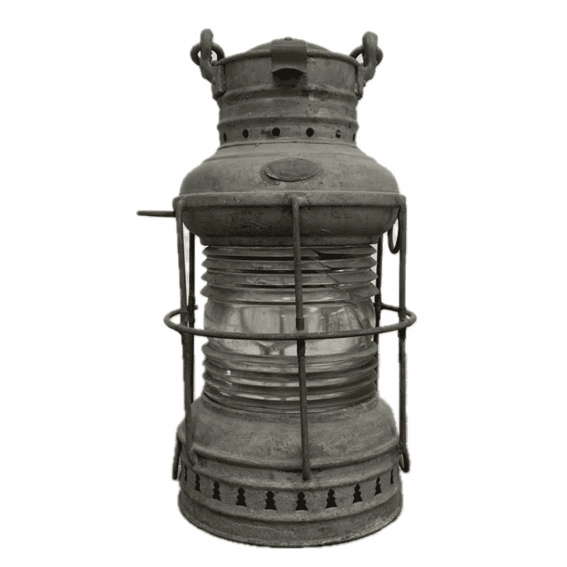 Salvaged Vintage Perko Lantern-front view