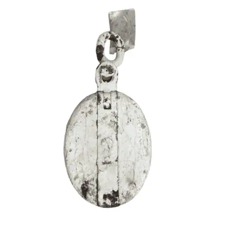 Vintage One Rope Wood Block Pulley Painted White 00