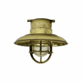 Vintage Red Brass Ceiling Light - 3-24