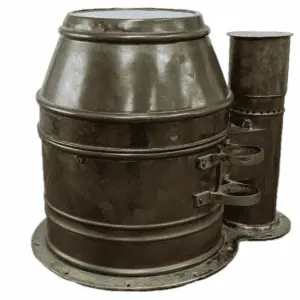 Vintage Reverse Binnacle - Private Collector -white