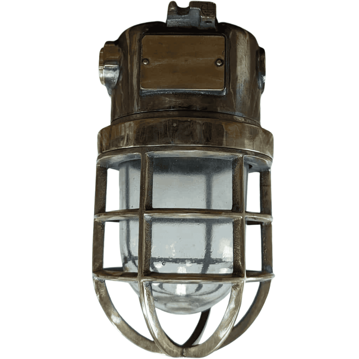 Brass Wiska Bulkhead Ceiling Light Main Image