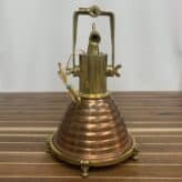 Copper and Brass Nautical Pendant Light-front