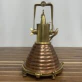 Copper and Brass Nautical Pendant Light-back