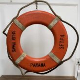 Nautical SHUN WANG Panama Life Ring-backview